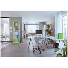 Ντοσιέ A4 Leitz PP WOW Με Λάστιχο Green 4599-00-54  Ντοσιέ