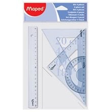 Γεωμετρικό Σετ Maped 4τμχ 20cm 242820  Τρίγωνα
