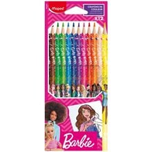Ξυλομπογιές Maped Barbie 12τμχ 862207  Ξυλομπογιές