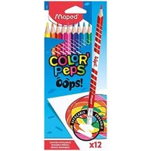 Ξυλομπογιές Maped Color Peps Oops 12τεμ. 832812  Ξυλομπογιές