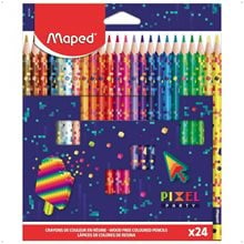 Ξυλομπογιές Maped Pixel 24τμχ 862206  Ξυλομπογιές