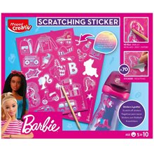 Σετ Maped Scratching Sticker Barbie 907075  sticker - Albums