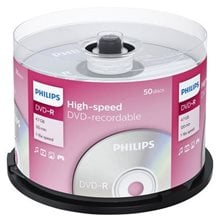 Dvd-R Philips 120min Κορίνα 50τεμ.  CD-DVD