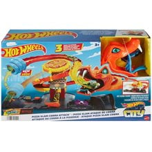 Mattel Hot Wheels Pizza Slam Cobra Attack City Πίστα Φίδι HTN81  Hot Wheels - Matchbox - Πίστες