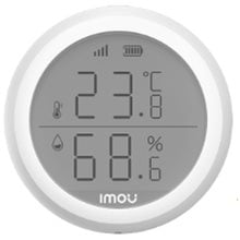 IMOU SMART HOME TEMPERATURE & HUMIDITY SENSOR ZTM1-EU, ACCURATE DETECTION, THRESHOLD ALARM, ZIGBEE 3.0, COMMUNICATION DISTANCE UP TO 200M OPEN AREA, 2YW.  Smarthome