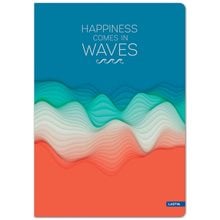 Τετράδιο Δεμένο Lastva με Σκληρό Εξώφυλλο Α4 96φ  Waves 33210  Τετράδια Δεμένα