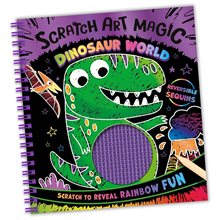 Scratch Art Sequins: Dinosaur World SCR-6  Χειροτεχνίες-Κατασκευές Για Παιδιά