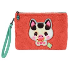 Bangoberry Κασετίνα Γούνινη Τσαντάκι Piggy Pig 1272BB02  Κασετίνες Άδειες