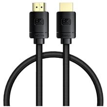 Baseus HDMI to HDMI  High Definition cable 0.5m 8K black (WKGQ040001) (BASWKGQ040001)  Καλώδια οθονών