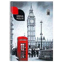 Τετράδιο Σπιράλ 20x30 Salko Megapolis 4Θεμ.120φ.6489  Τετράδια Σπιράλ