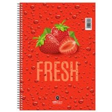 Τετράδιο Σπιράλ 17x25 Salko Fresh 3Θ. 90φ. 6503  Τετράδια Σπιράλ
