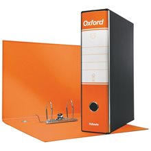 Κλασέρ Esselte Α4 Oxford 8cm Πορτοκαλί Σε Θήκη 390783200  Κλασέρ