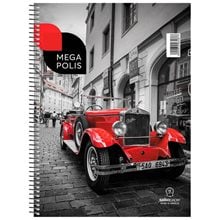 Τετράδιο Σπιράλ 21x29 Salko Megapolis 3Θ. 6488  Τετράδια Σπιράλ