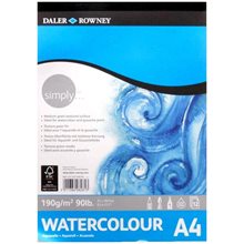 Μπλοκ Ακουαρέλλας Daler Rowney 190gr Α4 431536400  Μπλοκ - Χαρτιά Ζωγραφικής & Σχεδίου