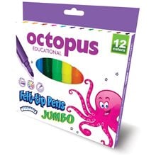 Μαρκαδόροι Univerzal 12χρωμάτων Jumbo Wash 65882  Μαρκάδοροι Χονδρής Γραφής