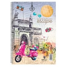 Τετράδιο Σπιράλ Α4 Salko Escape 4Θεμ.120φ.  Τετράδια Σπιράλ