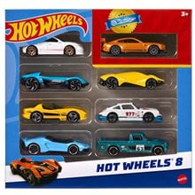 ΑΥΤΟΚΙΝΗΤΑΚΙΑ HOT WHEELS ΣΕΤ ΤΩΝ 8- ΤΥΧΑΙΑ ΕΠΙΛΟΓΗ  Hot Wheels - Matchbox - Πίστες