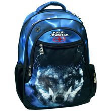 Back Me Up Σακίδιο Οβάλ No Fear Night Wolf 348-29031  Σχολικές Τσάντες