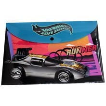 Φάκελος με Κουμπί G.I.M. PP Α4 Hot Wheels 349-29580  Φάκελοι μεταφοράς - Χαρτοφύλακες