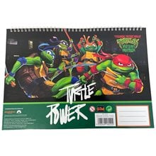 Μπλόκ Ζωγραφικής 23x33  Gim Ninja Turtles Movie 40Φ.Με Αυτοκόλλητα 334-27416  Μπλοκ Ζωγραφικής