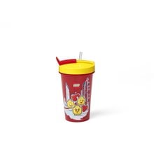 LEGO® ΠΟΤΗΡΙ ΜΕ ΚΑΛΑΜΑΚΙ 0.5L ΙCONIC GIRL - 40441725  Πιάτα - Ποτήρια