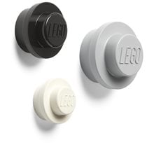 LEGO® ΣΕΤ ΚΡΕΜΑΣΤΡΕΣ ΤΟΙΧΟΥ (3 ΤΜΧ - ΓΚΡΙ-ΜΑΥΡΟ-ΑΣΠΡΟ) - 40161733  Διακοσμητικά Τοίχου-Καθρέφτες