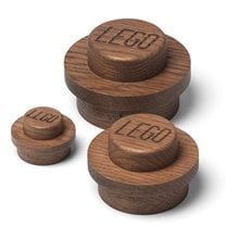 LEGO® ΣΕΤ ΞΥΛΙΝΕΣ ΚΡΕΜΑΣΤΡΕΣ ΤΟΙΧΟΥ OAK DARK STAINED - 40160901  Διακοσμητικά Τοίχου-Καθρέφτες