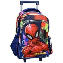 Σακίδιο Trolley  Gim Spiderman Silver Eyes 337-06074  Σχολικές Τσάντες