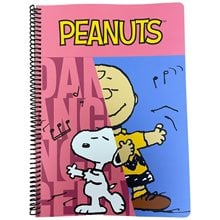 Back Me Up Τετράδιο Α4 Σπιράλ 2 Θεμάτων Peanuts-Half & Lough Ass. 365-06440  Τετράδια Σπιράλ