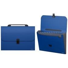 Γραμματιοθήκη Erichkrause ΜΕ Χερούλι Α4 12θ Matt Classic Blue 50438  Φάκελοι μεταφοράς - Χαρτοφύλακες