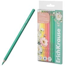 Ξυλομπογιές ErichKrause Pastel Bloom 12Pcs 361821  Ξυλομπογιές