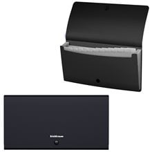 Γραμματιοθήκη ErichKrause 13x26cm 12θ Matt Classic Black 59247  Φάκελοι μεταφοράς - Χαρτοφύλακες