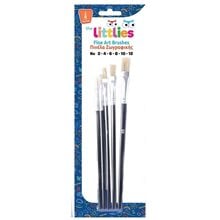 Πινέλα Σετ Littles 0620163 Πλακέ Νο 2-4-6-8-12  Πινέλα Ζωγραφικής