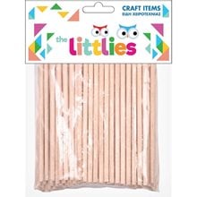 Ξυλάκια Κυλινδρικά  The Littlies 4χ100mm 100τεμ.  Υλικά Κατασκευών & DIY