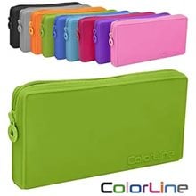 Κασετίνα Office Σιλικόνης Flat Colorline 58711  Κασετίνες Άδειες