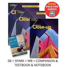 NEW CLOSE-UP A2 SUPER PACK FOR GREECE (SB + SPARK + WB + COMPANION   TESTBOOK   NOTEBOOK)  Αγγλικά Φροντιστηριακά & ELT Βιβλία