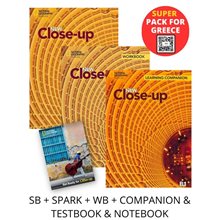 NEW CLOSE-UP B1 SUPER PACK FOR GREECE (SB + SPARK + WB + COMPANION   TESTBOOK   NOTEBOOK)  Αγγλικά Φροντιστηριακά & ELT Βιβλία