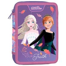 Κασετίνα Must Διπλή Γεμάτη 15x5x21 Frozen Live Your Truth 000564318  Κασετίνες Γεμάτες