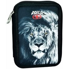 Κασετίνα Διπλή Γεμάτη BMU No Fear Laser Lion 348-35100  Κασετίνες Γεμάτες