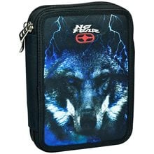 Κασετίνα Διπλή Γεμάτη BMU No Fear Night Wolf 348-29100  Κασετίνες Γεμάτες
