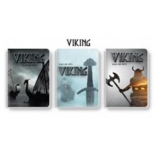Τετράδιο Σπιράλ Black and White Α4 2Θ 60φ Viking  Τετράδια Σπιράλ