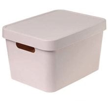 Κουτί Αποθήκευσης Πλαστικό με Καπάκι Cyclops 17L 36x27.5x21.5cm Ροζ  Κουτιά Αρχείου