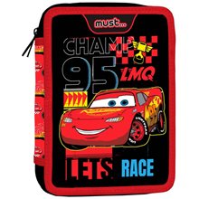Κασετίνα Διπλή Γεμάτη Must 15x5x21 Cars Lets Race 000564320  Κασετίνες Γεμάτες