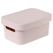 Κουτί Αποθήκευσης Πλαστικό με Καπάκι Cyclops 4.5L 26x18.5x12.5cm Ροζ  Κουτιά Αρχείου