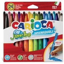 Μαρκαδόροι Carioca Jumbo 24τεμ.  Μαρκάδοροι Χονδρής Γραφής