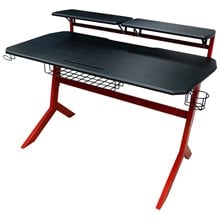 LC-POWER GAMING DESK WITH EXTRA SHELVES BLACK/RED  Νέες Παραλαβές