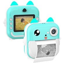 LAMTECH BLUETOOTH KID INSTANT CAMERA WHITE/GREEN  Instant Camera