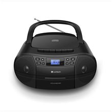 LAMTECH BLUETOOTH RADIO/CD/CASSETTE BOOMBOX BLACK  BoomBox
