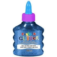 Κολλά Carioca Glitter Spark 88ml Μπλε 31097/02  Κόλλες