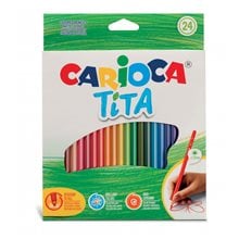 Carioca Tita Σετ Ξυλομπογιές 3mm 24τμχ 42794  Ξυλομπογιές